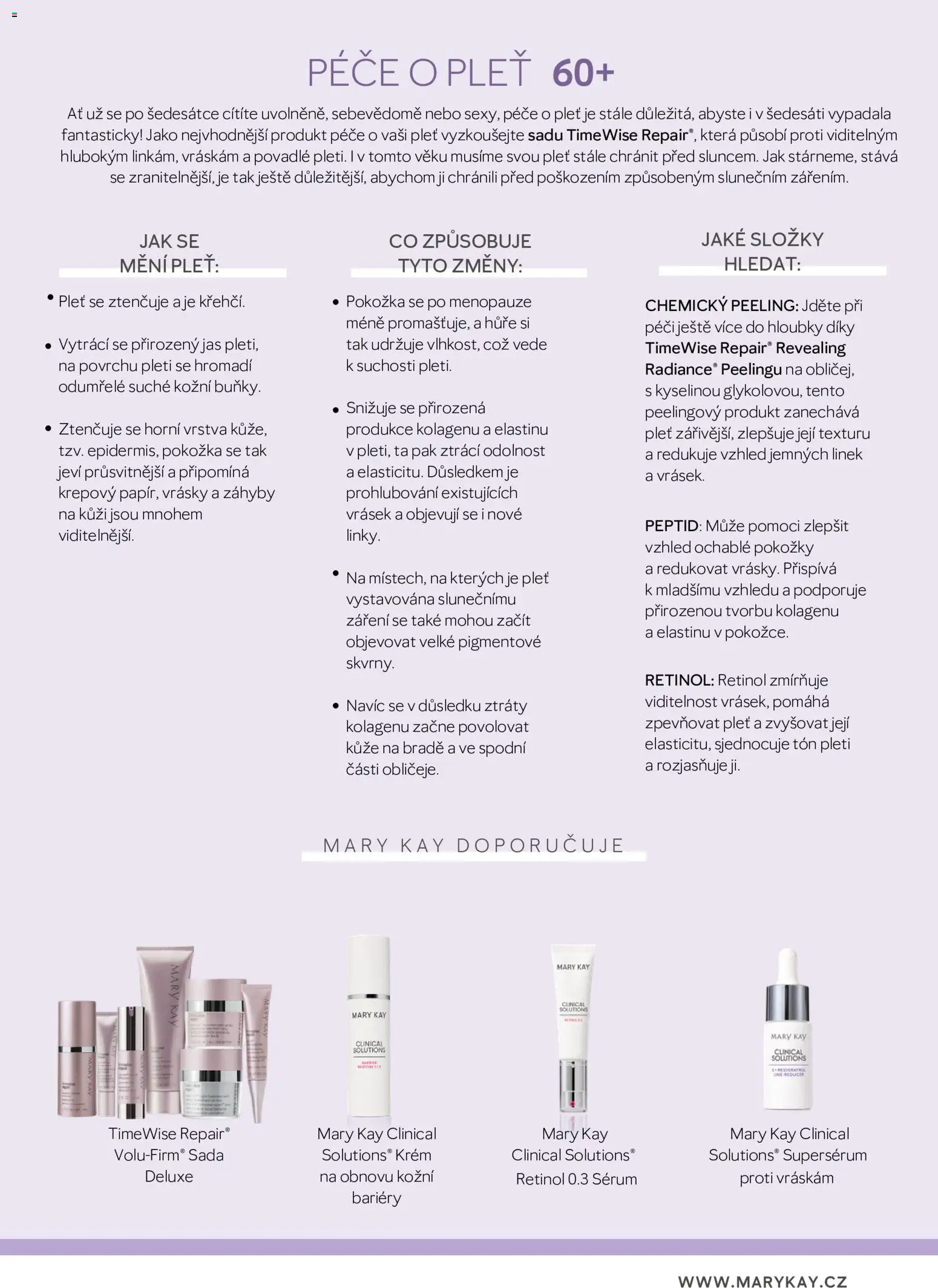 Mary Kay katalog - Průvodce péčí o pleť od 03.08.2026 | Strana: 27 | Produkty: Sérum, Krém, Deluxe, Peeling