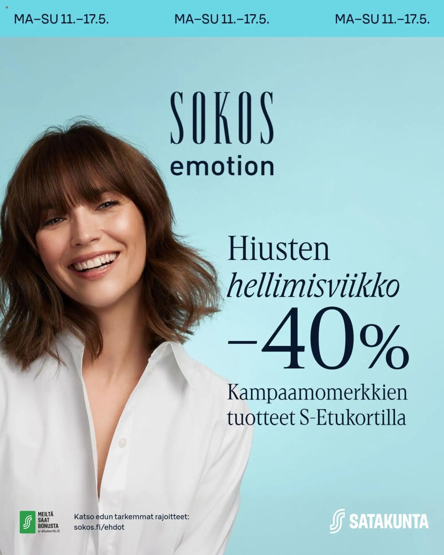 Sokos tarjoukset - Hiusten Helliminen – voimassa 11.05.2026 alkaen | Sivu: 1