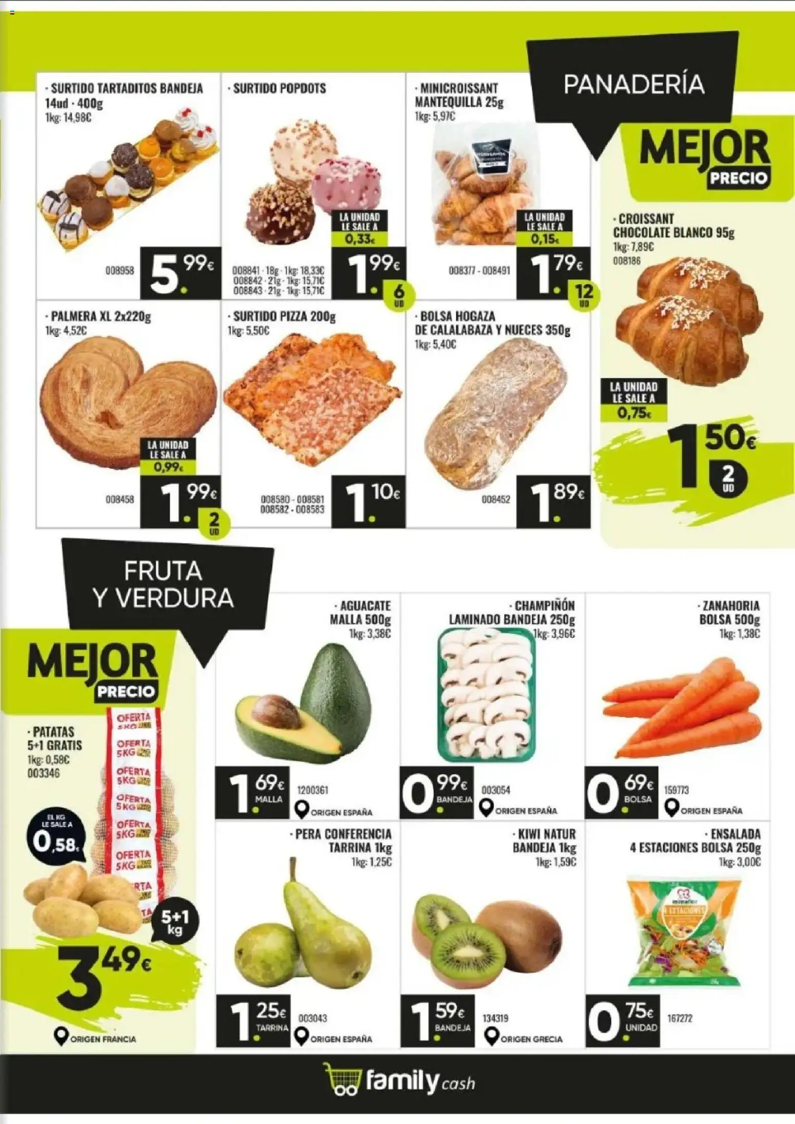 Family Cash folleto │ válido desde el 11.05.2026 | Página: 4 | Productos: Pizza, Croissant, Kiwi, Bandeja