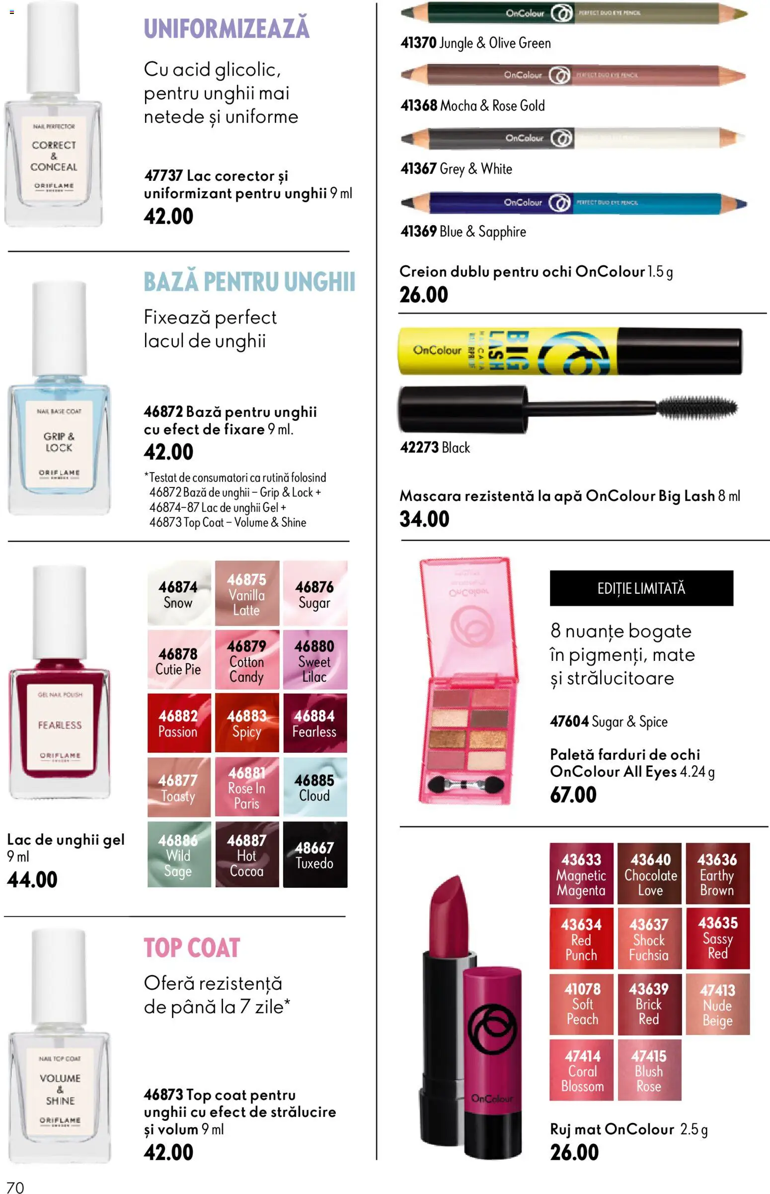 Noul catalog Oriflame – valabil de la 17.06.2026 | Pagină: 70