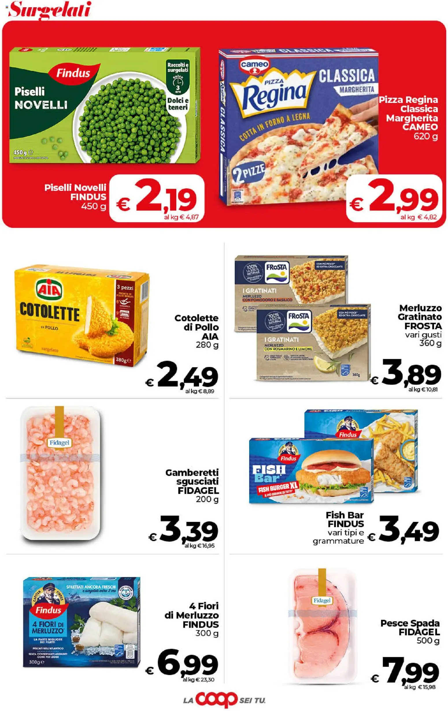 Volantino COOP del 11/08/2026 | Pagina: 22 | Prodotti: Merluzzo, Limone, Basilico, Gamberetti