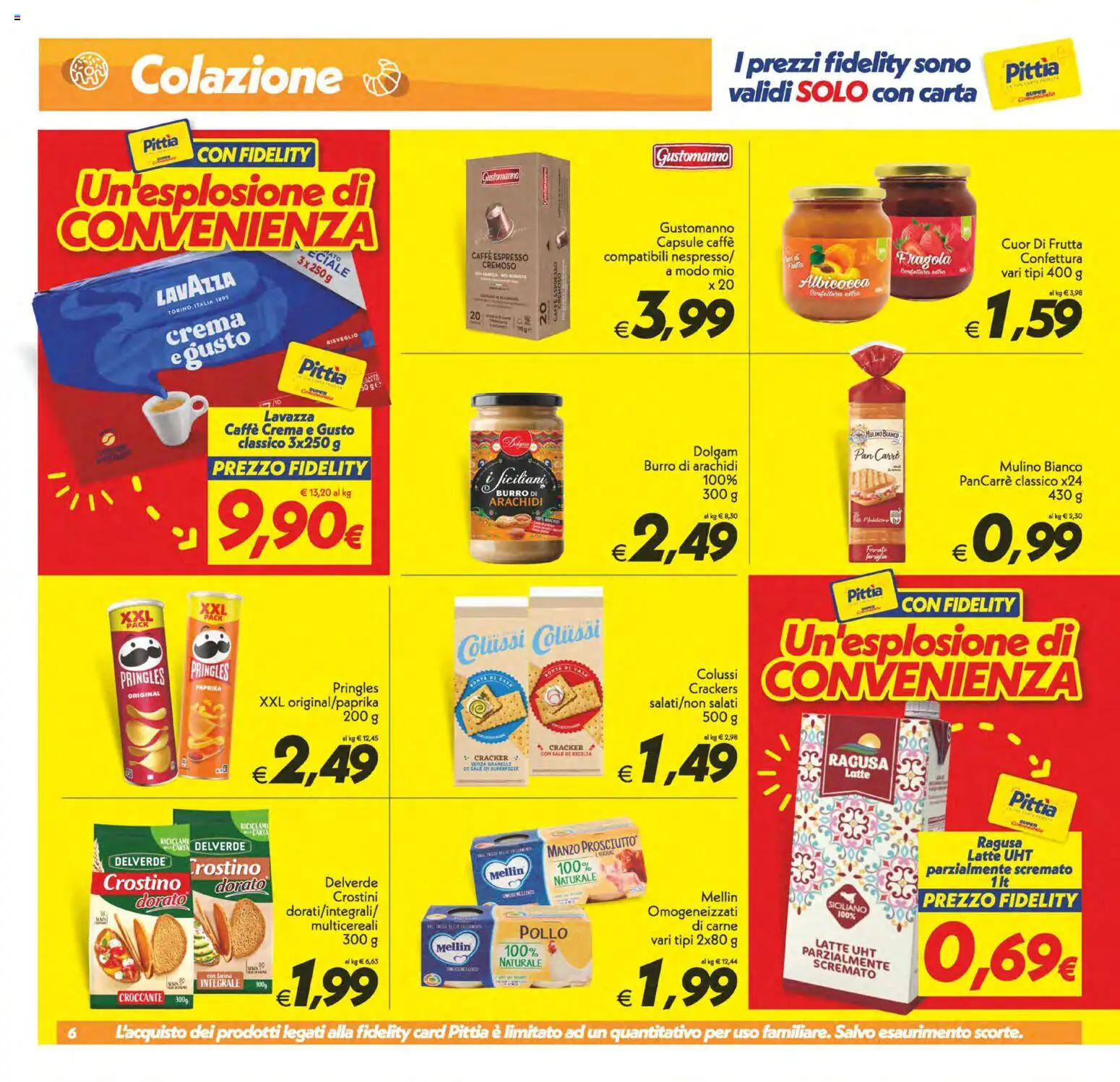 Volantino SuperConveniente del 22/09/2026 | Pagina: 6 | Prodotti: Crema, Pollo, Latte, Arachidi