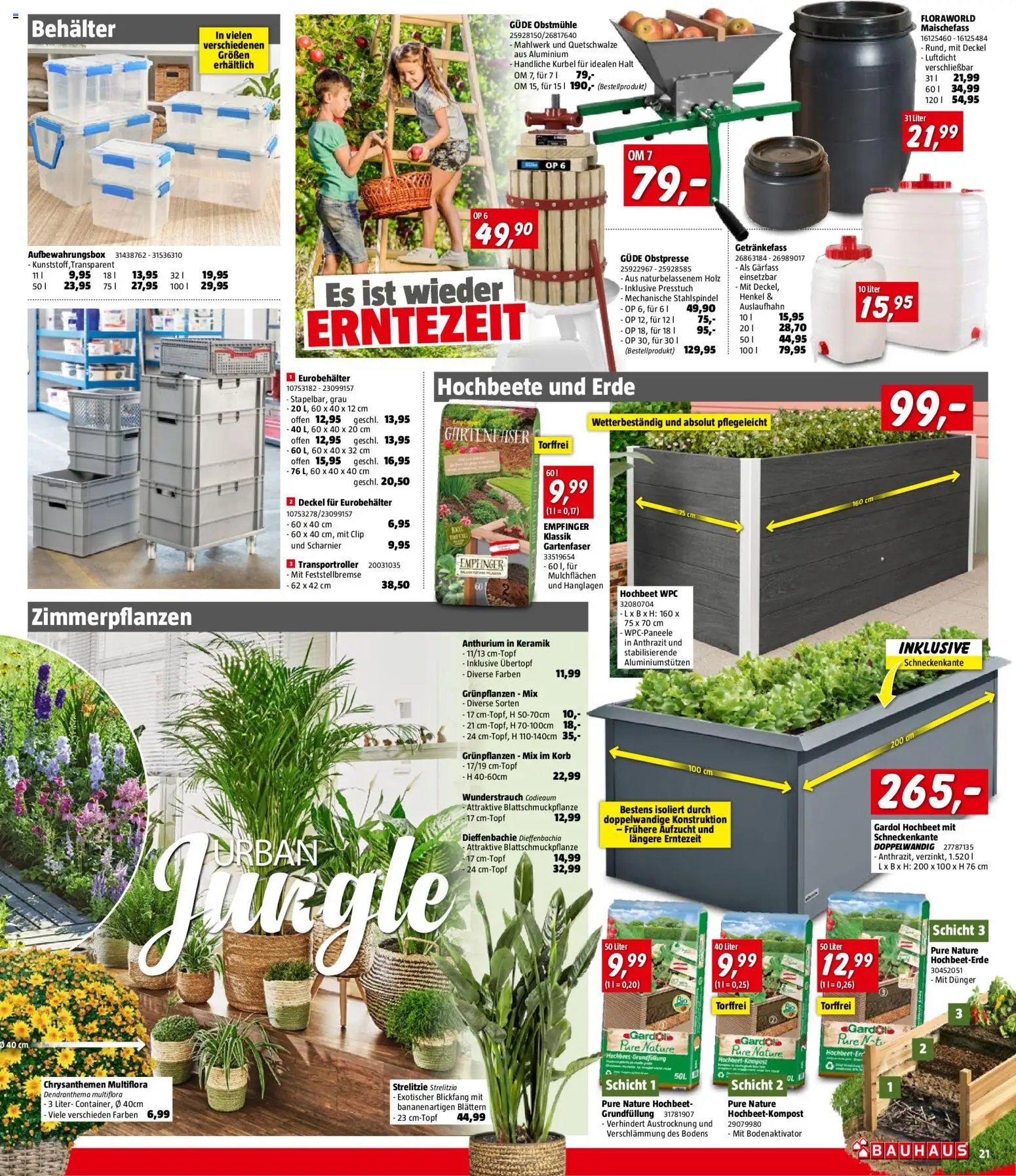 Bauhaus Prospekt aktuell gültig ab 19.08.2026 | Seite: 21 | Produkte: Korb