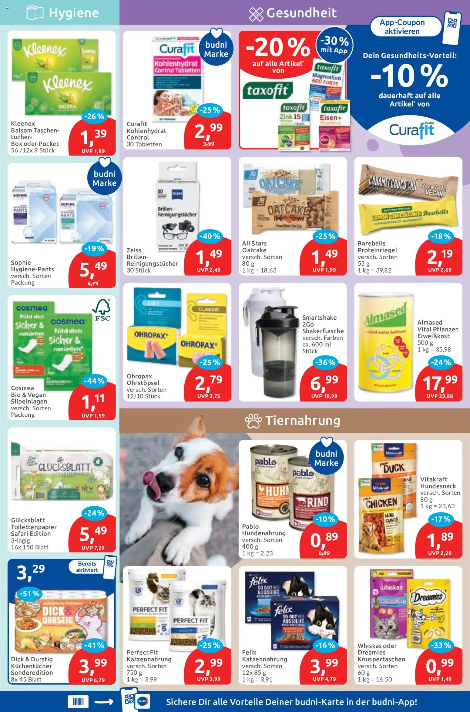 Budni Prospekt – gültig ab 15.06.2026 | Seite: 5 | Produkte: Box, Reinigungstücher, Whiskas, Toilettenpapier