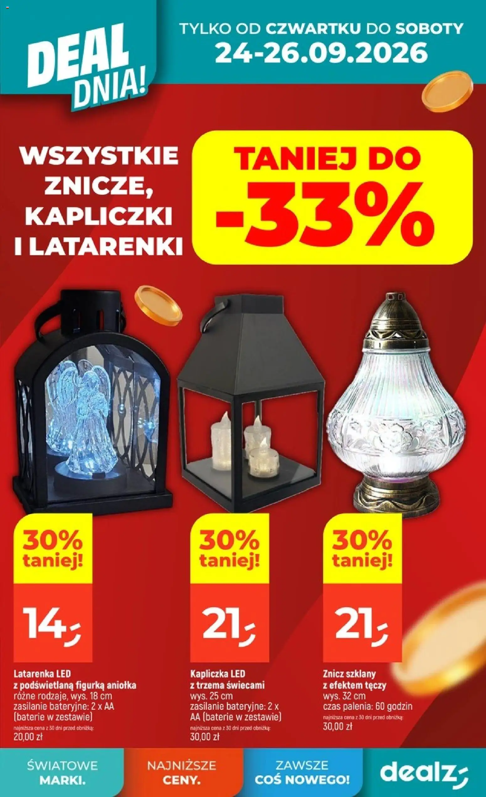 Dealz gazetka - Deal dnia od 24.09.2026 | Strona: 3 | Produkty: Baterie