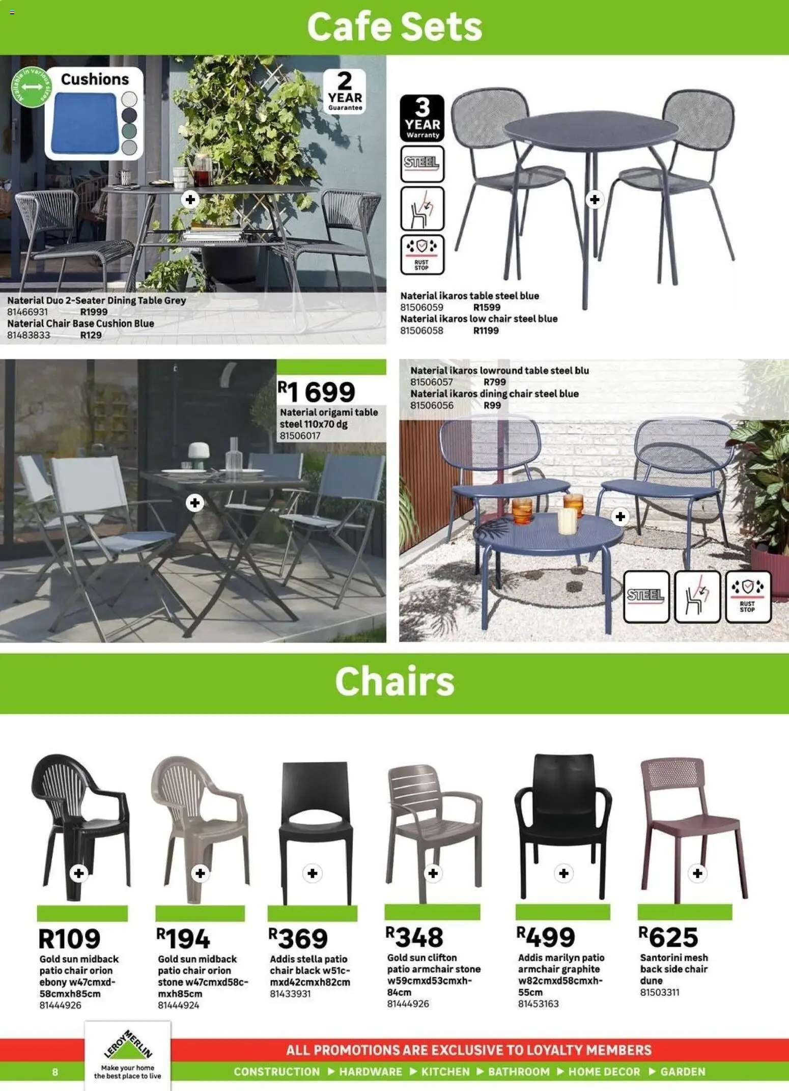 New Leroy Merlin catalogue – valid from 24/09/2026 | Page: 8 | Products: Spade, Garden fork, Pepper, Lemon