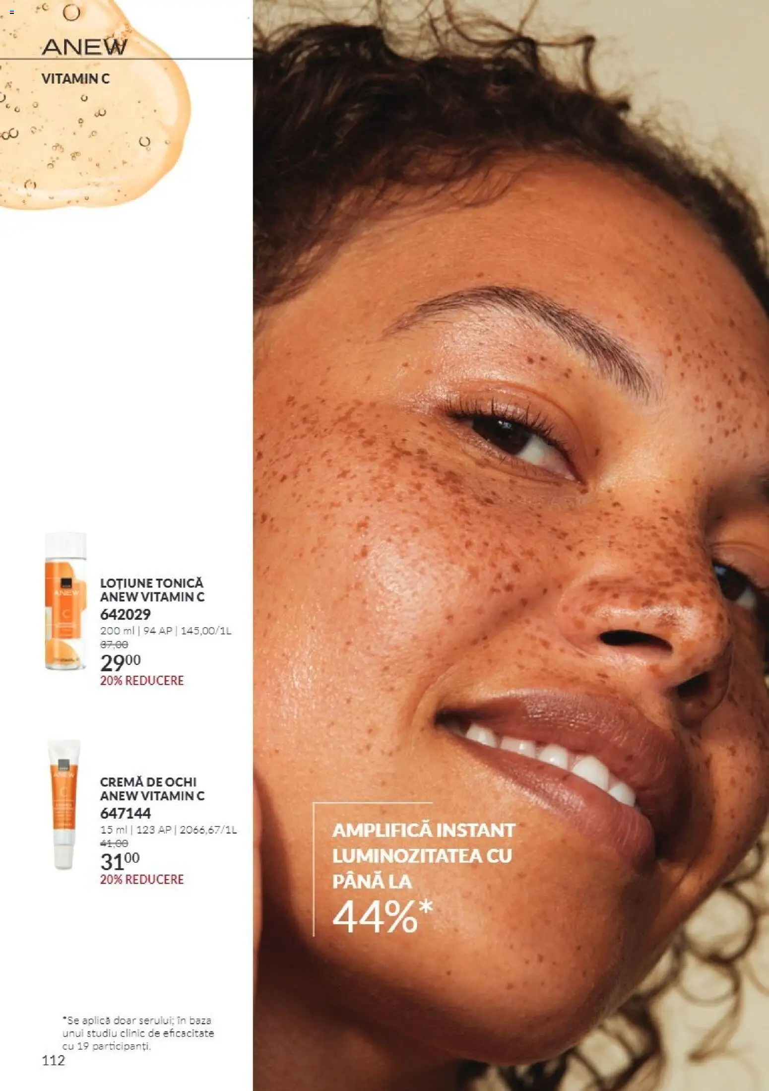 Noul catalog Avon – valabil de la 01.10.2026 | Pagină: 112 | Produse: Ochi, Loțiune tonică, Aplică, Cremă