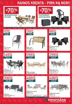 ERMITAŽAS leidinys galioja nuo 2026.08.03 | Puslapis: 5 | Prekių: Gultas, Sofa, Stalas, Kėdė