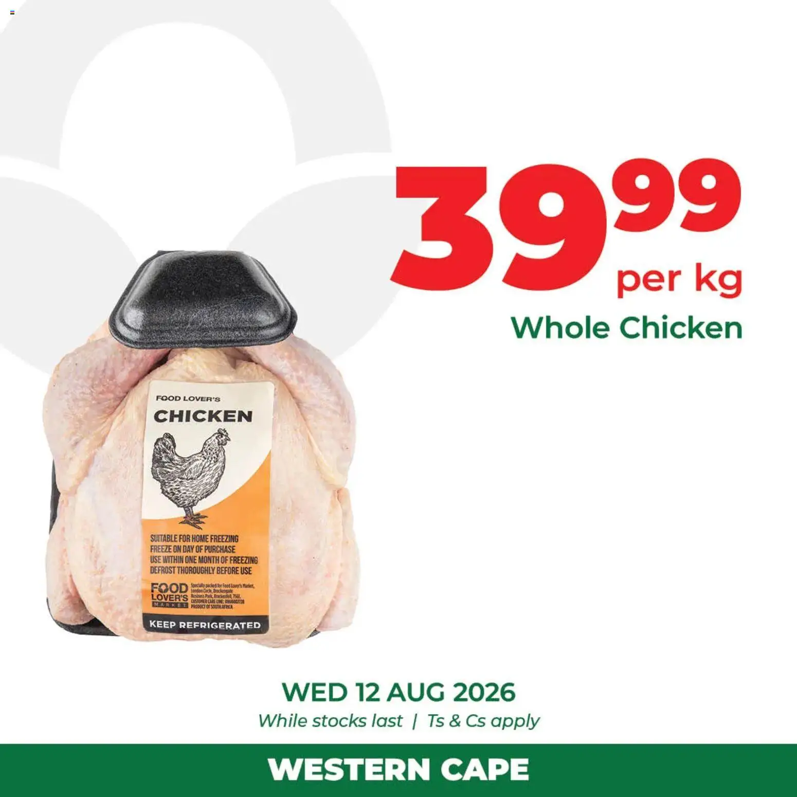 New Food Lover's Market catalogue – valid from 12/08/2026 | Page: 4 | Products: Chicken