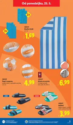 Lidl katalog akcije – veljaven od 21.05.2026 | Stran: 57 | Izdelki: Brisača, Vložki, Natikaci