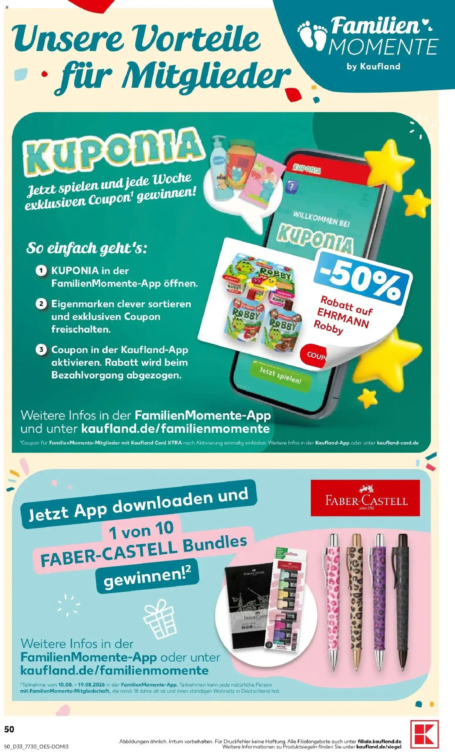 Prospekt Kaufland ab 13.08.2026 » Angebote Online zum Blättern | Seite: 50