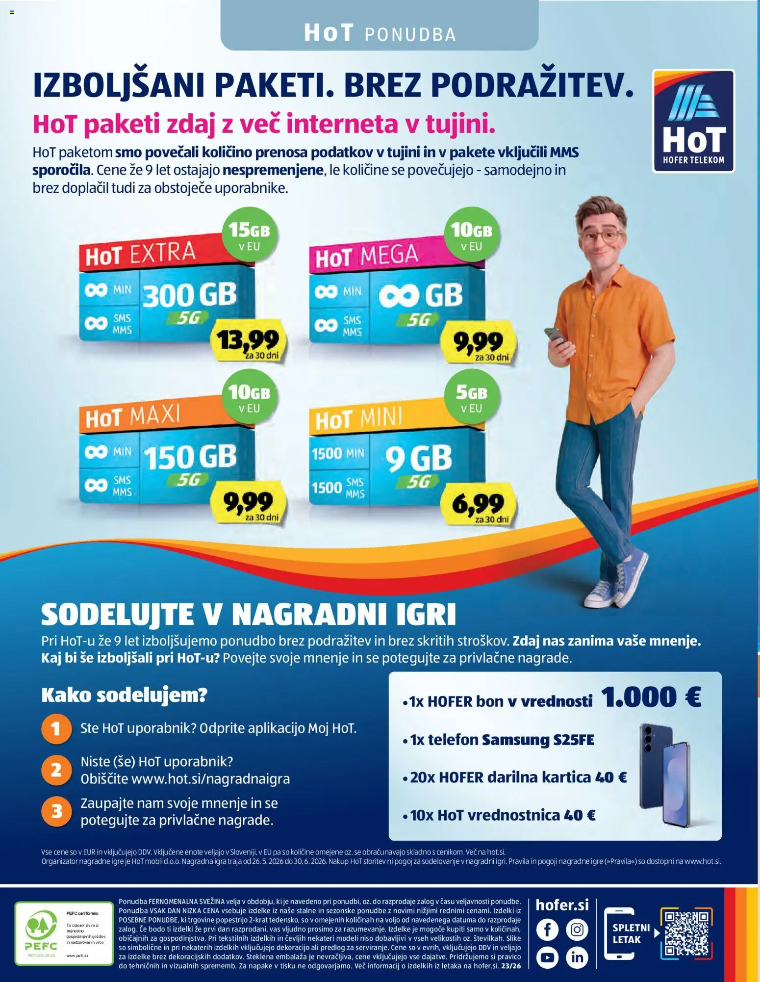 Hofer SI katalog | vrijedi od 27.05.2026 | Stranica: 28 | Proizvodi: Telefon, Igra