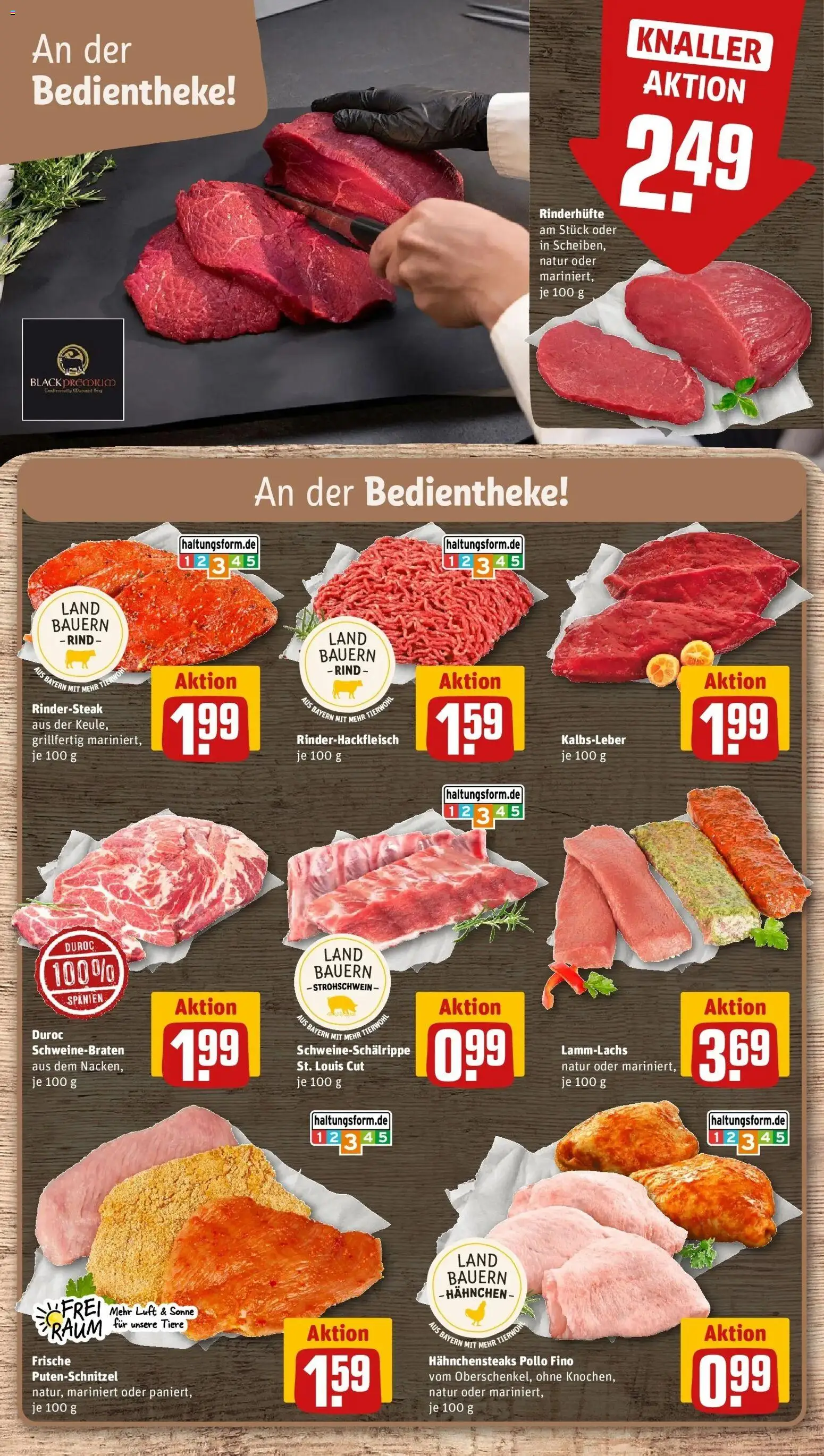 REWE Prospekt ab 31.08.2026 zum Blättern » Angebote | Seite: 8 | Produkte: Hahnchen, Kalbsleber, Putenschnitzel