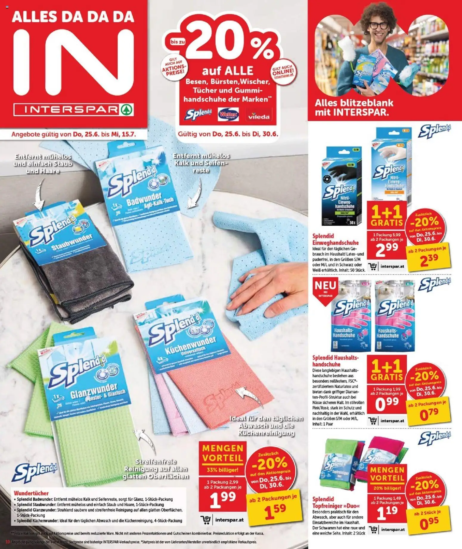 Interspar Flugblatt - Burgenland Sued gültig ab 25.06.2026 | Seite: 11 | Produkte: Handschuhe