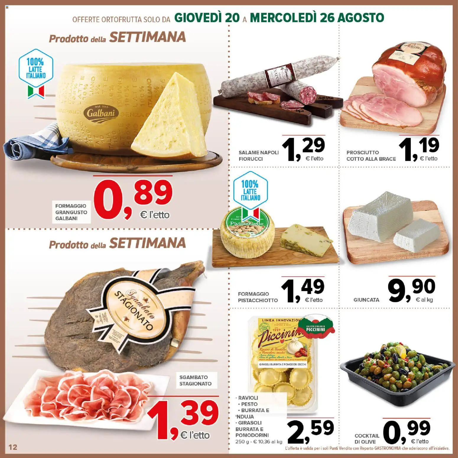 Volantino Todis del 20/08/2026 | Pagina: 12 | Prodotti: Pomodorini, Pomodori, Pesto, Pomodori secchi