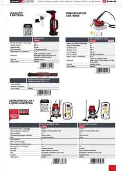 Anteprima del volantino Einhell volantino Elettroutensili  valido a partire dal 17.03.2026 | Pagina: 97 | Prodotti: Pavimento, Tubo, Scatola, Batterie