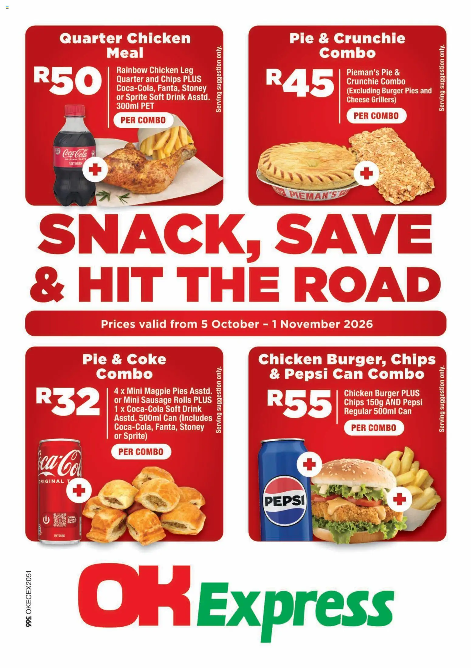 New OK Foods catalogue – valid from 05/10/2026 | Page: 1 | Products: Cheese, Sprite, Stoney, Chips