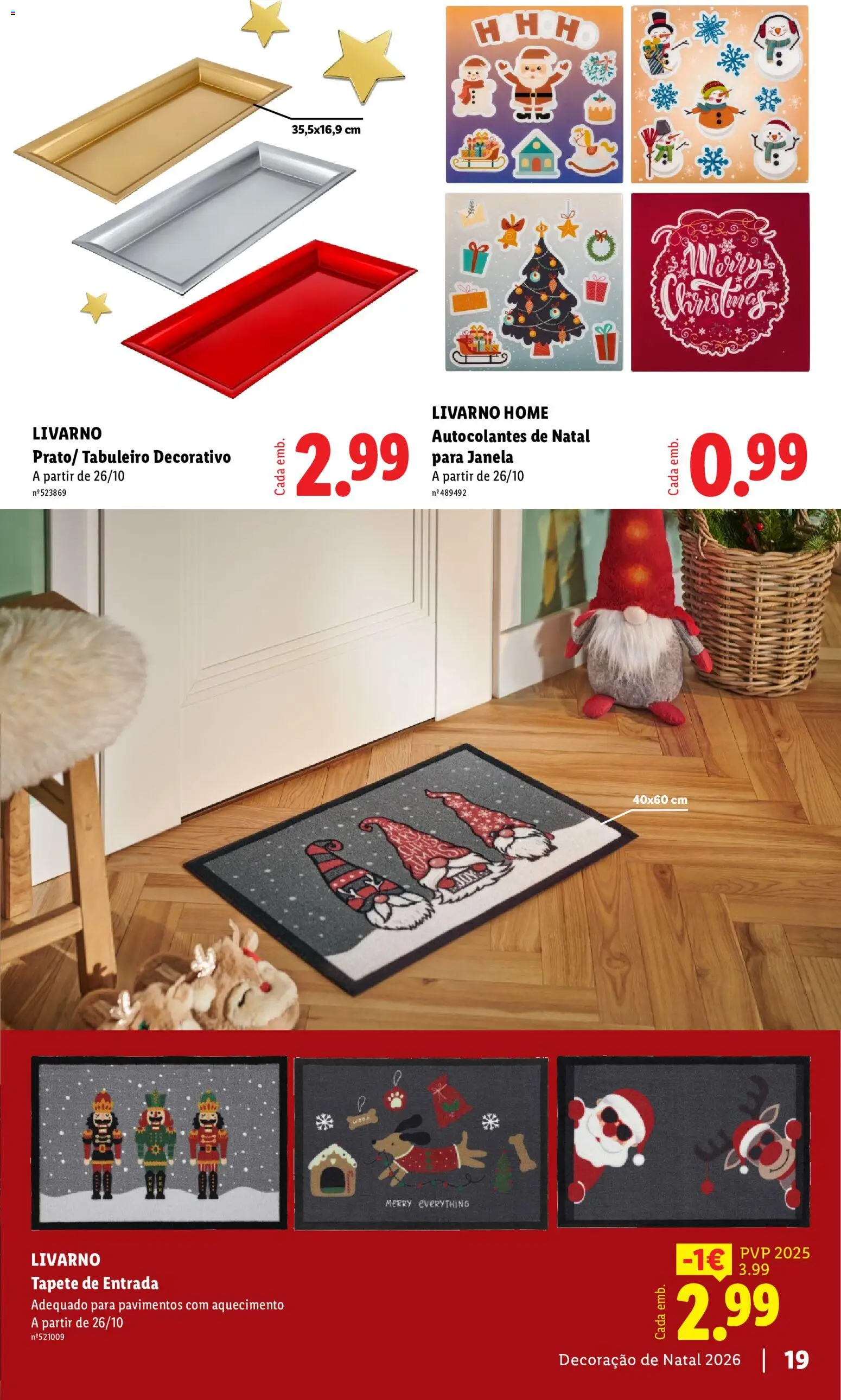 Lidl Folheto Especial Decoração de Natal │ válido de 26/10/2026 | Página: 19