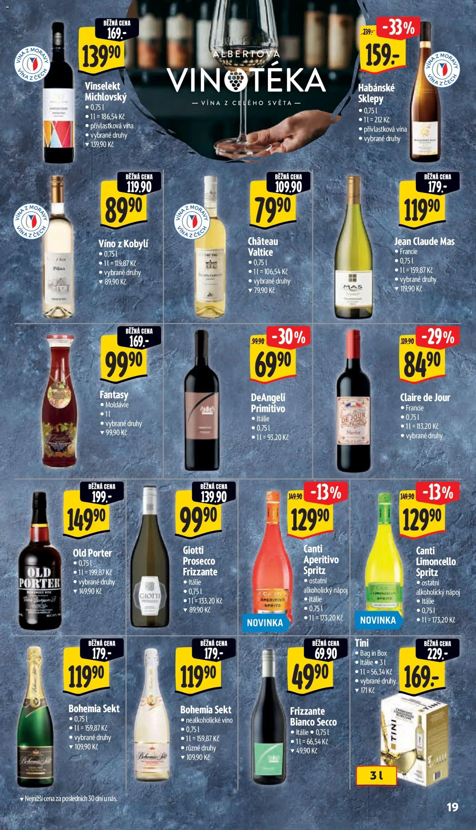 Albert leták - Hypermarket od 22.07.2026 | Strana: 29 | Produkty: Spritz, Sekt, Sprite, Nealkoholické víno