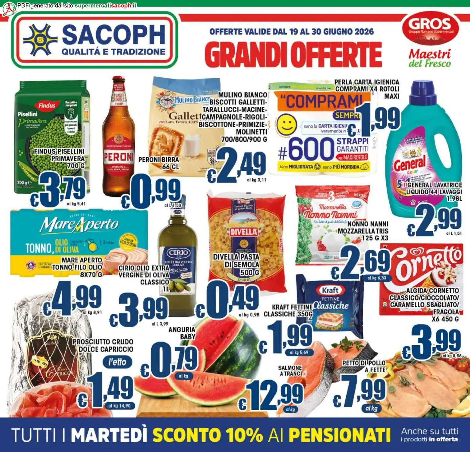 Volantino Sacoph del 19.06.2026 | Pagina: 1