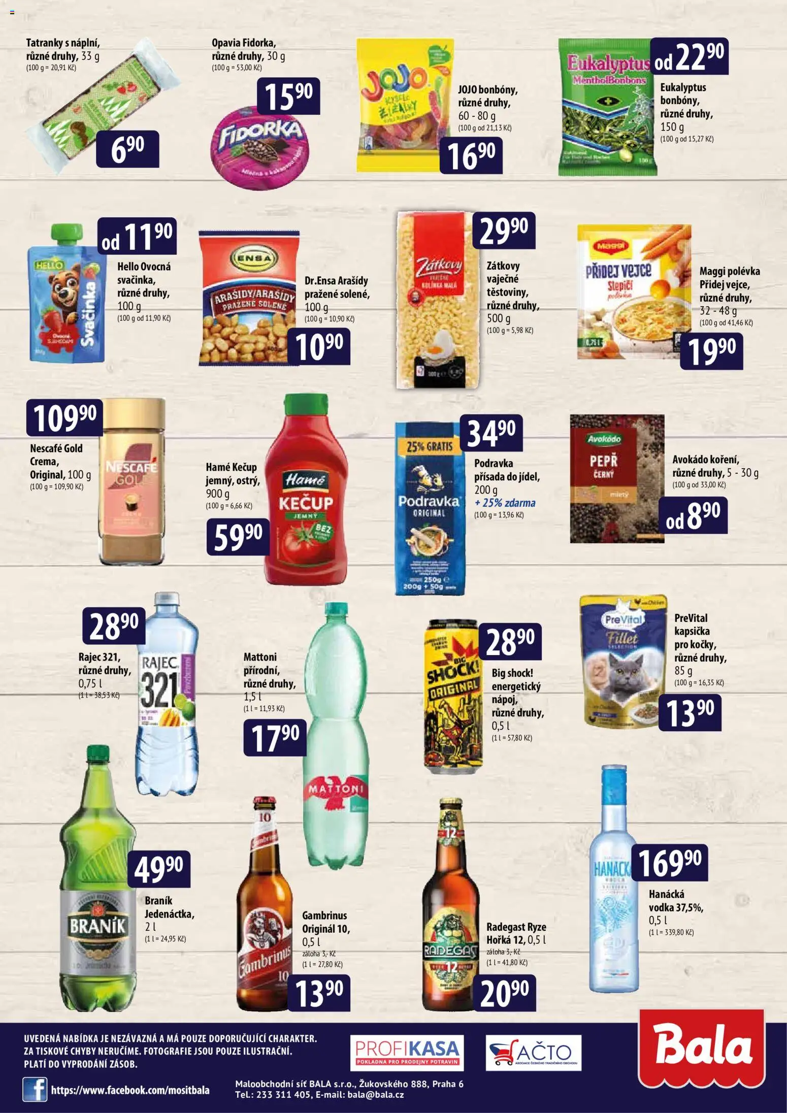 BALA malý leták od 30.09.2026 | Strana: 2 | Produkty: Mattoni, Maggi, Vodka, Radegast