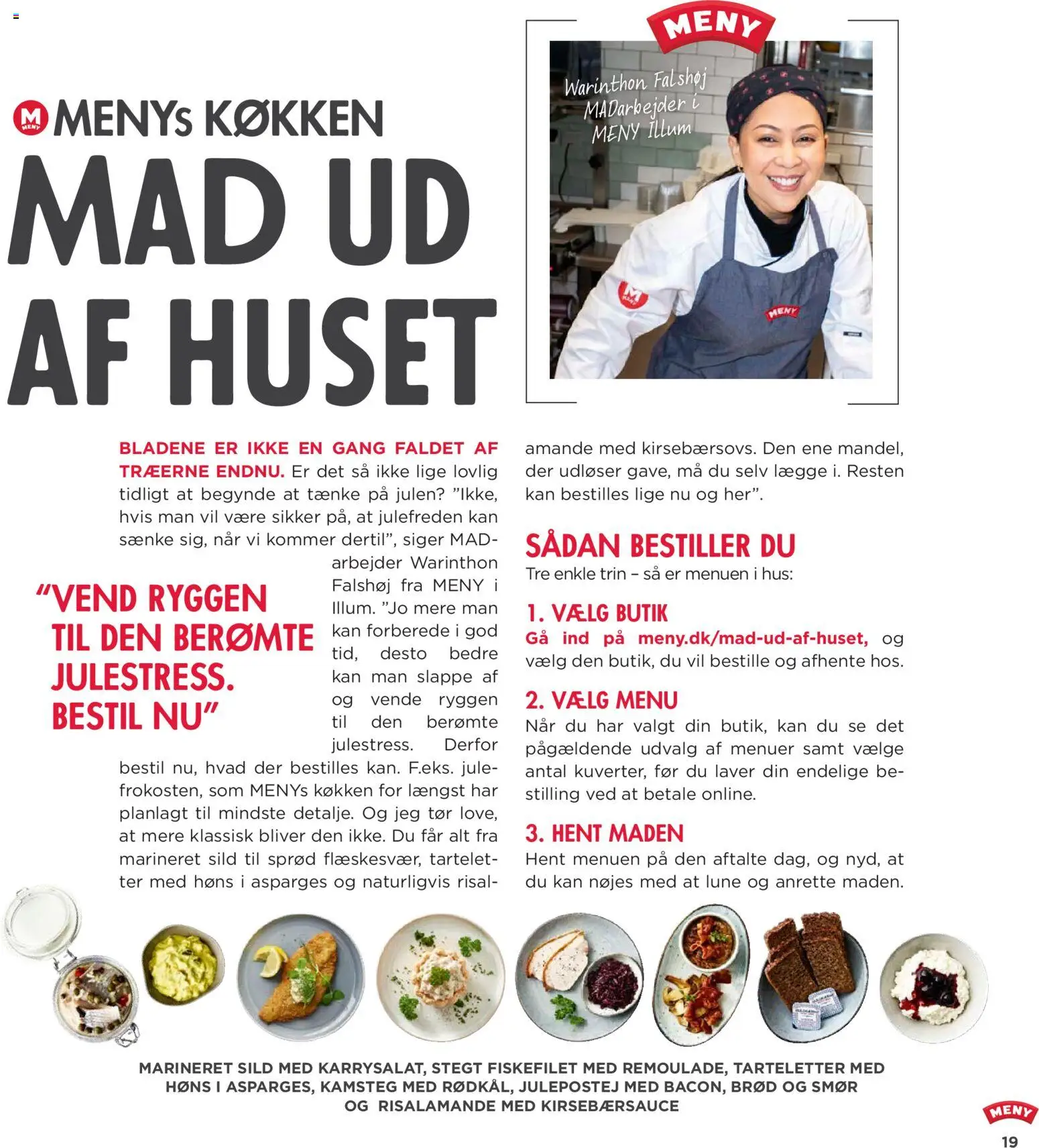 Meny tilbudsavis – gyldig fra 01/10/2026 | Side: 19 | Produkter: Brød, Kirsebærsauce, Søm, Tarteletter