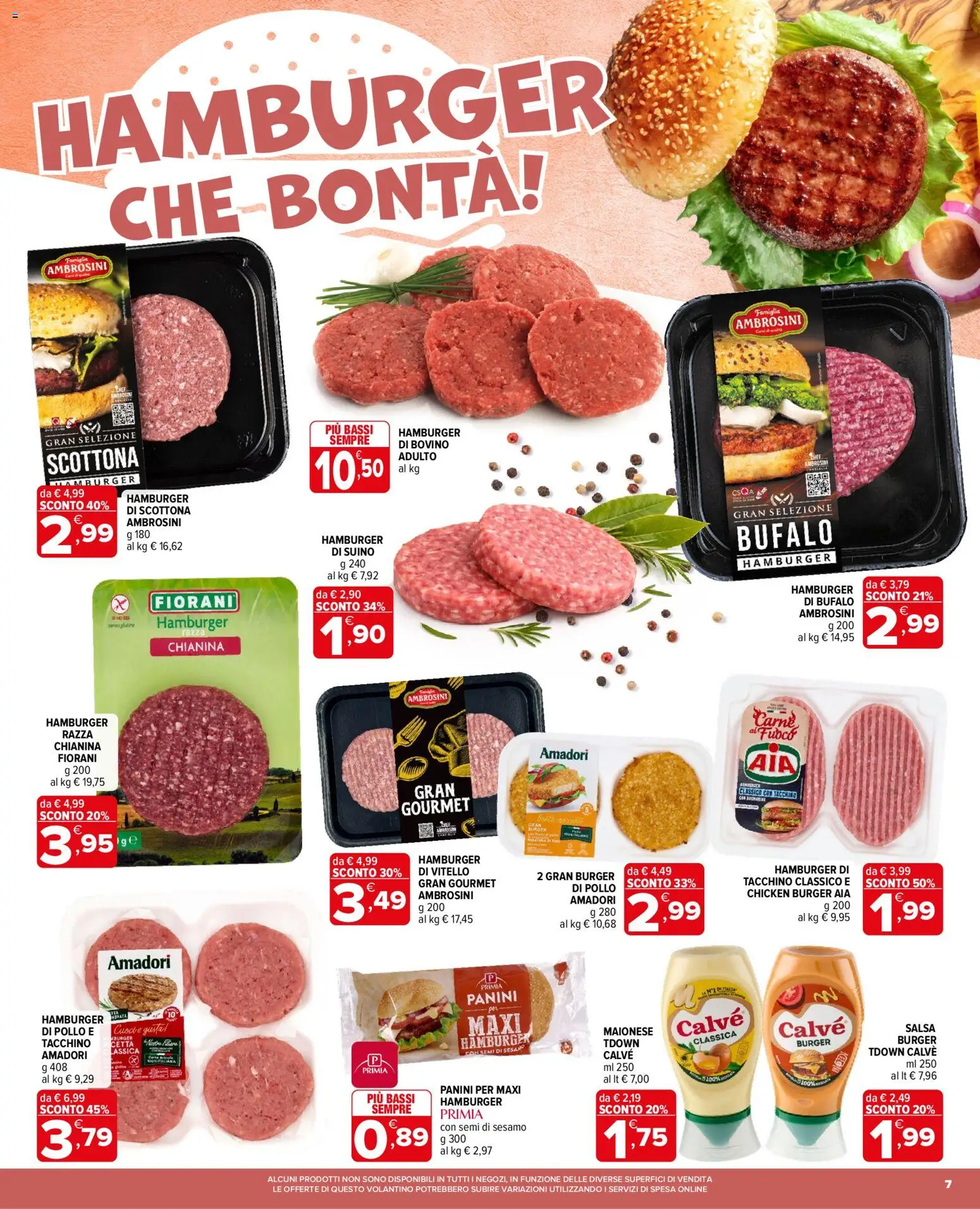 Volantino Iperal del 17.06.2026 | Pagina: 7 | Prodotti: Bovino, Salsa, Tacchino, Bufalo