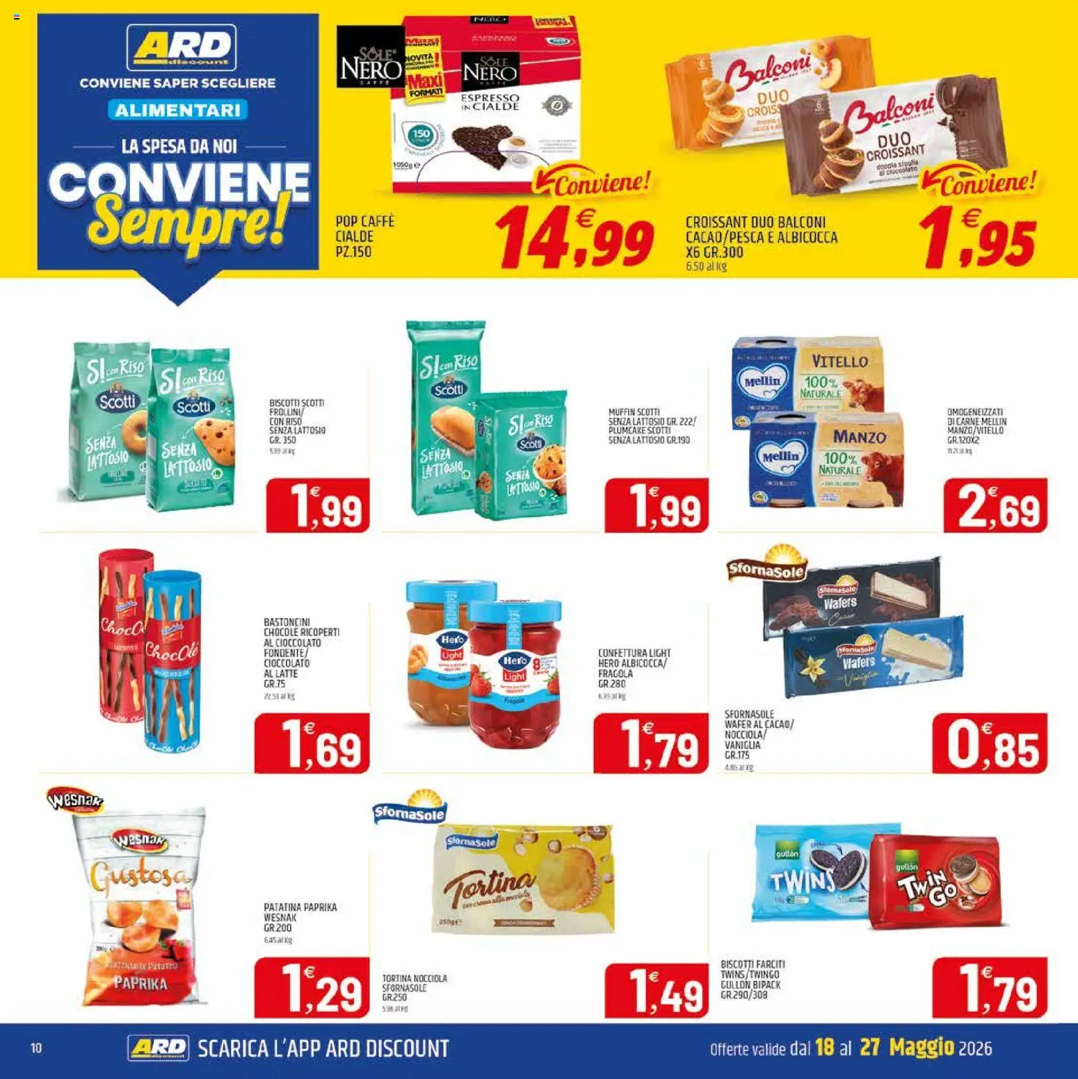 Volantino ARD Discount del 18.05.2026 | Pagina: 10