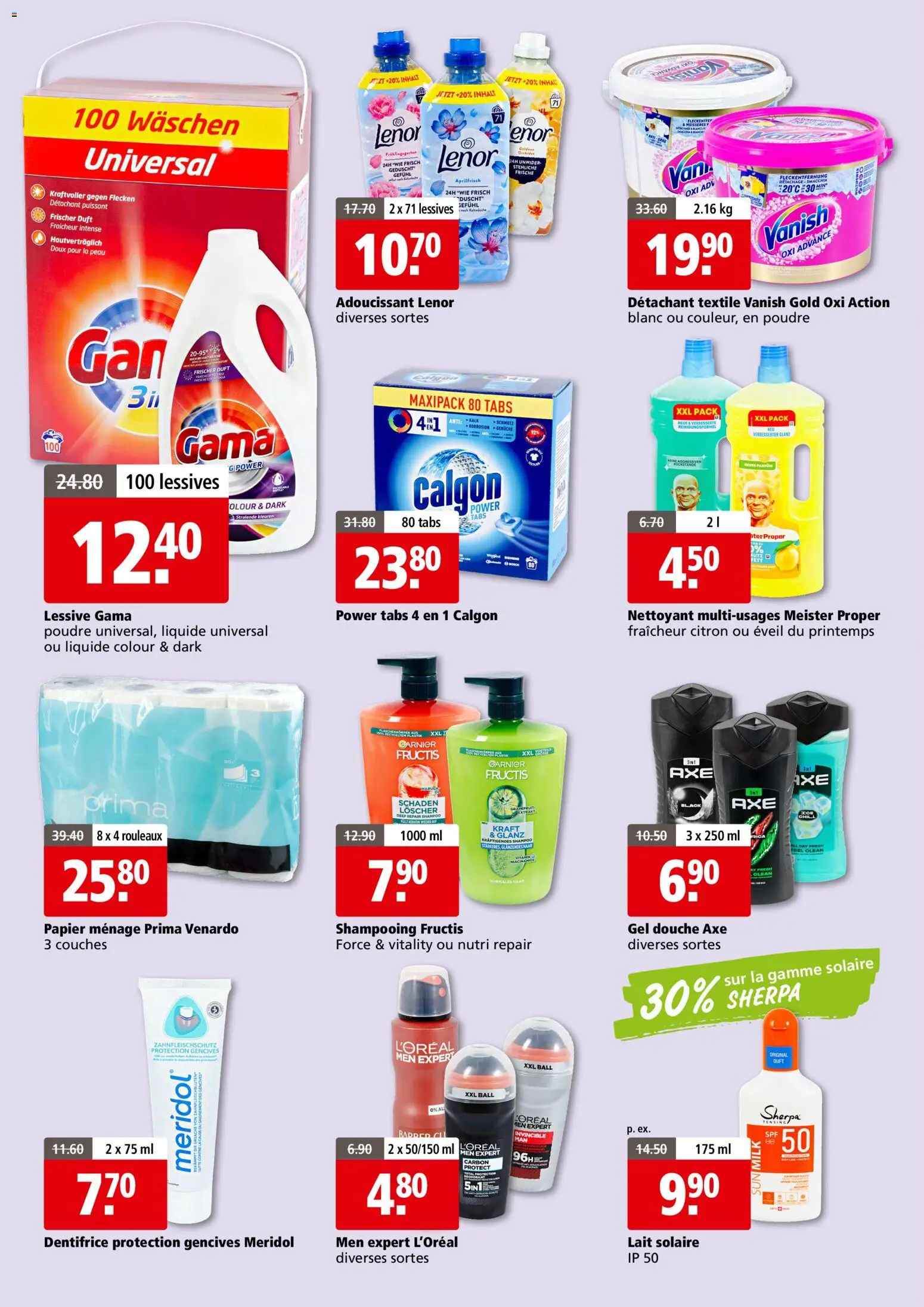 Aligro aktionen 2000 Chavannes, Matran, Genève, Sion – gültig ab 08.06.2026 | Seite: 10 | Produkte: Parfüm, Duft, Shampoo