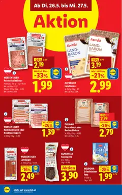Lidl - Flugblatt ab 21.05.2026 gültig | Seite: 41 | Produkte: Milch, Schinken