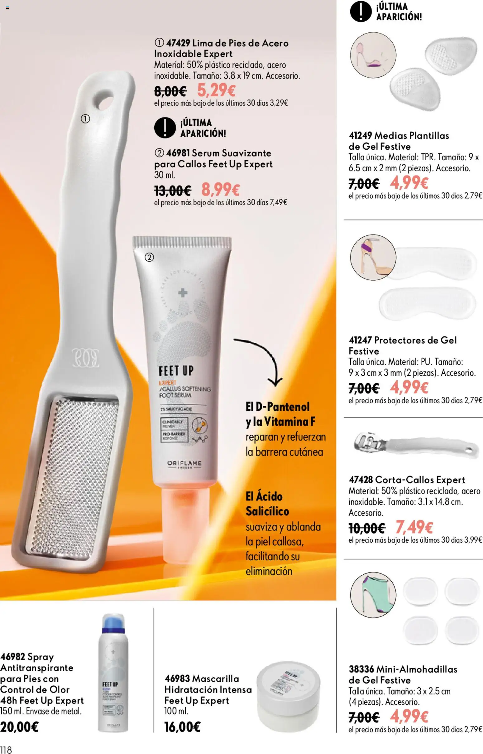Oriflame - Catálogo Campaña 13 │ válido desde el 16/09/2026 | Página: 118 | Productos: Lima, Callos, Medias, Suavizante