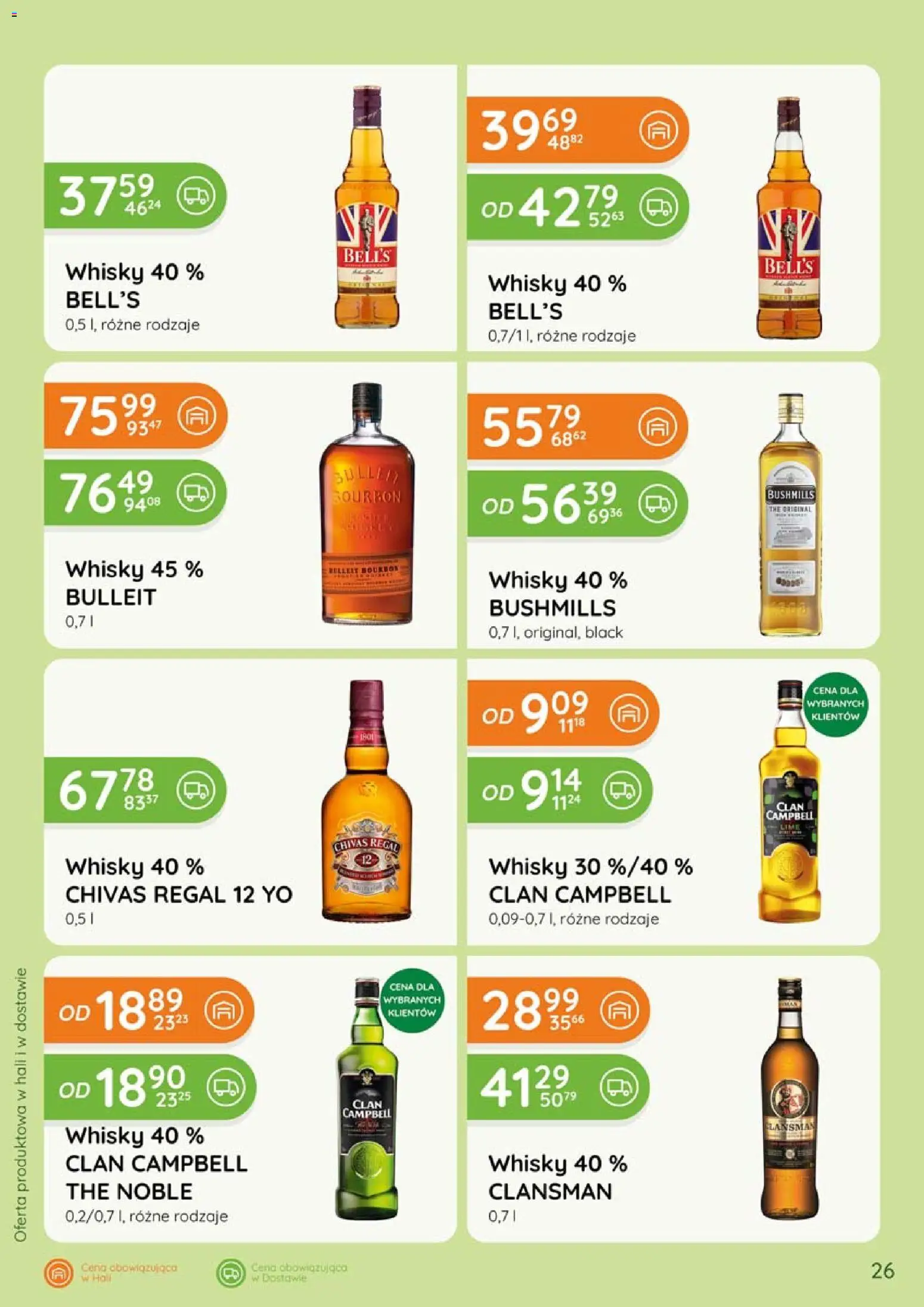 Eurocash gazetka - Katalog Alkoholowy od 01.05.2026 | Strona: 26 | Produkty: Chivas Regal, Bourbon, Regał, Whisky