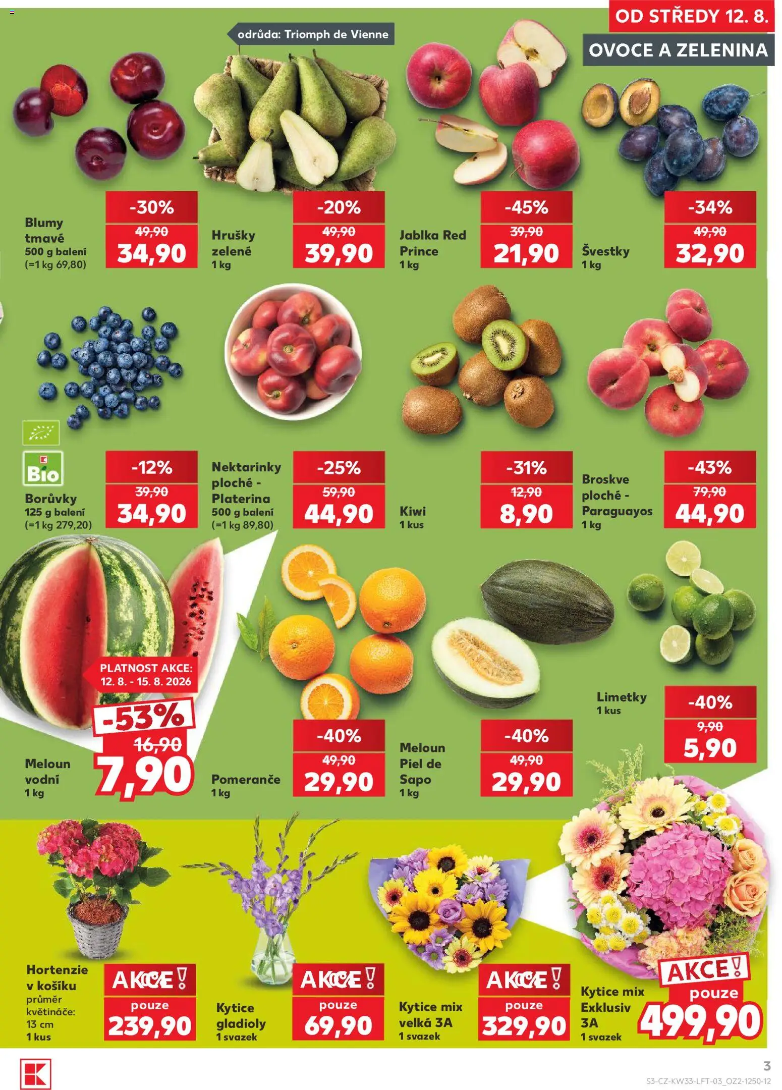 Kaufland leták - Kolín od 12.08.2026 | Strana: 3