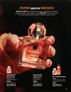 Avon katalog akcije – veljaven od 01.06.2026 | Stran: 87 | Izdelki: Gel za prhanje, Voda, Breskev, Parfumska voda