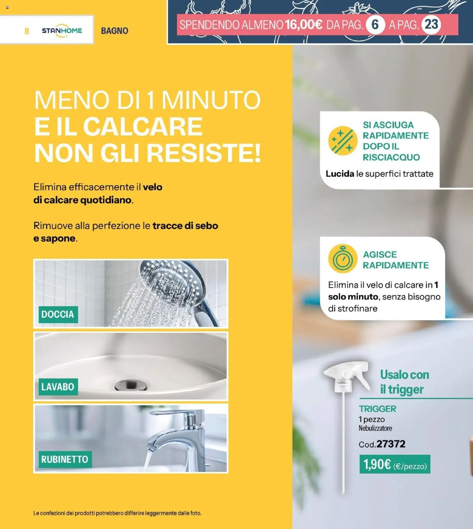 Volantino Stanhome del 20/10/2026 | Pagina: 8 | Prodotti: Tè, Top, Basso, Padella