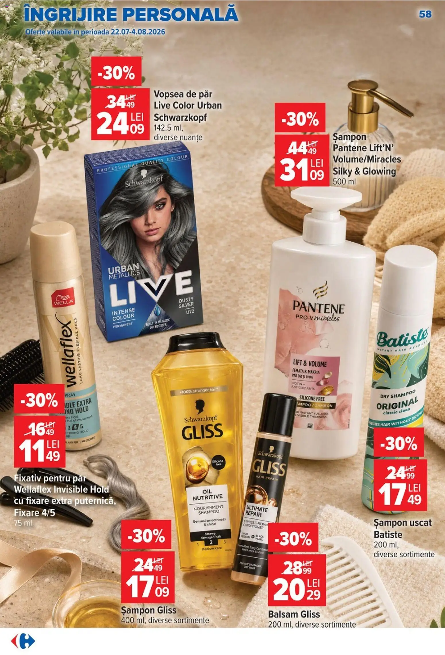 Noul catalog Carrefour – valabil de la 22.07.2026 | Pagină: 58