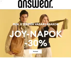 Answear - amely érvényes a következő dátumtól: 15.05.2026