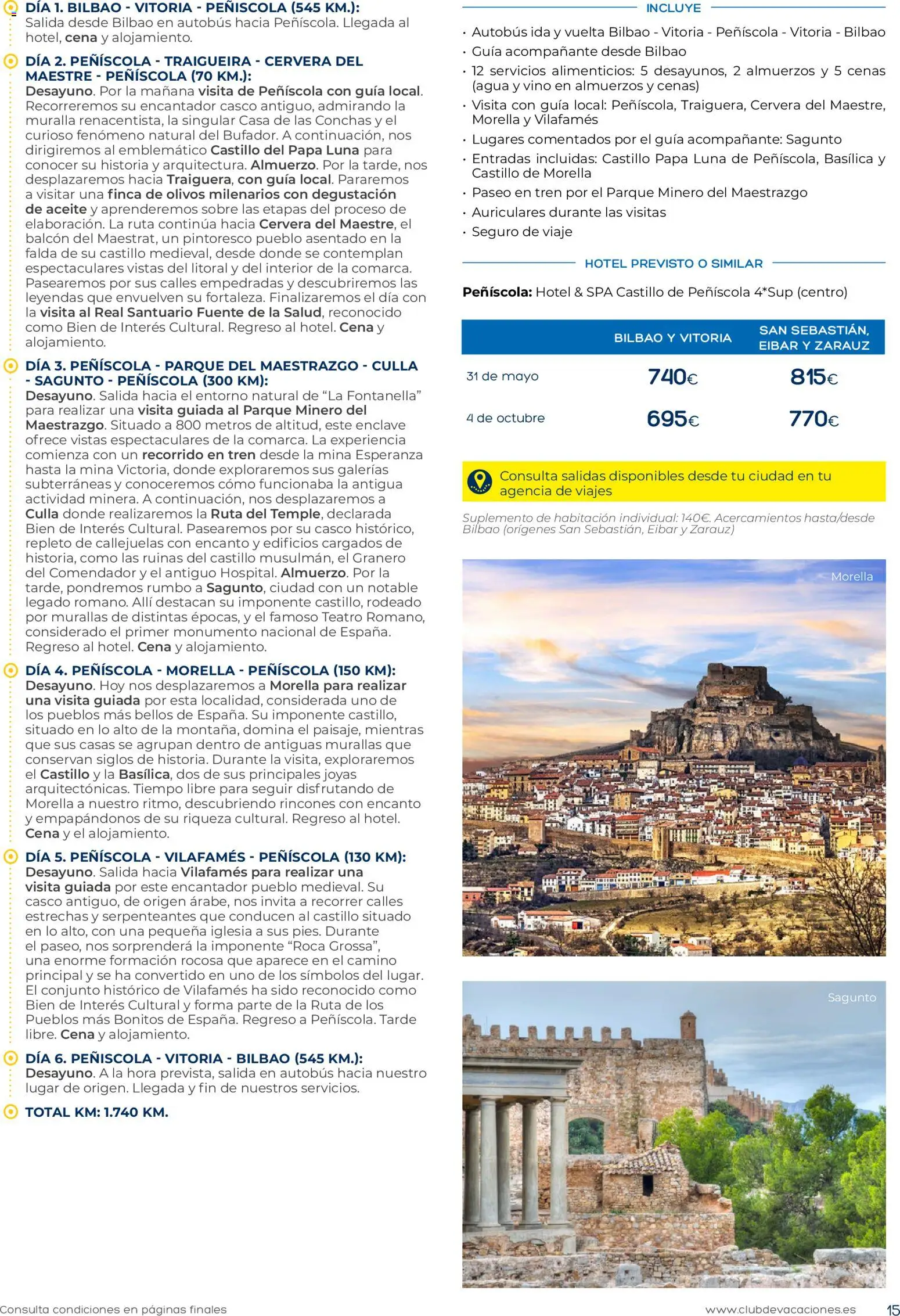 Viajes El Corte Inglés Adineko genérico │ válido desde el 01/02/2026 | Página: 15 | Productos: Aceite, Vino, Agua