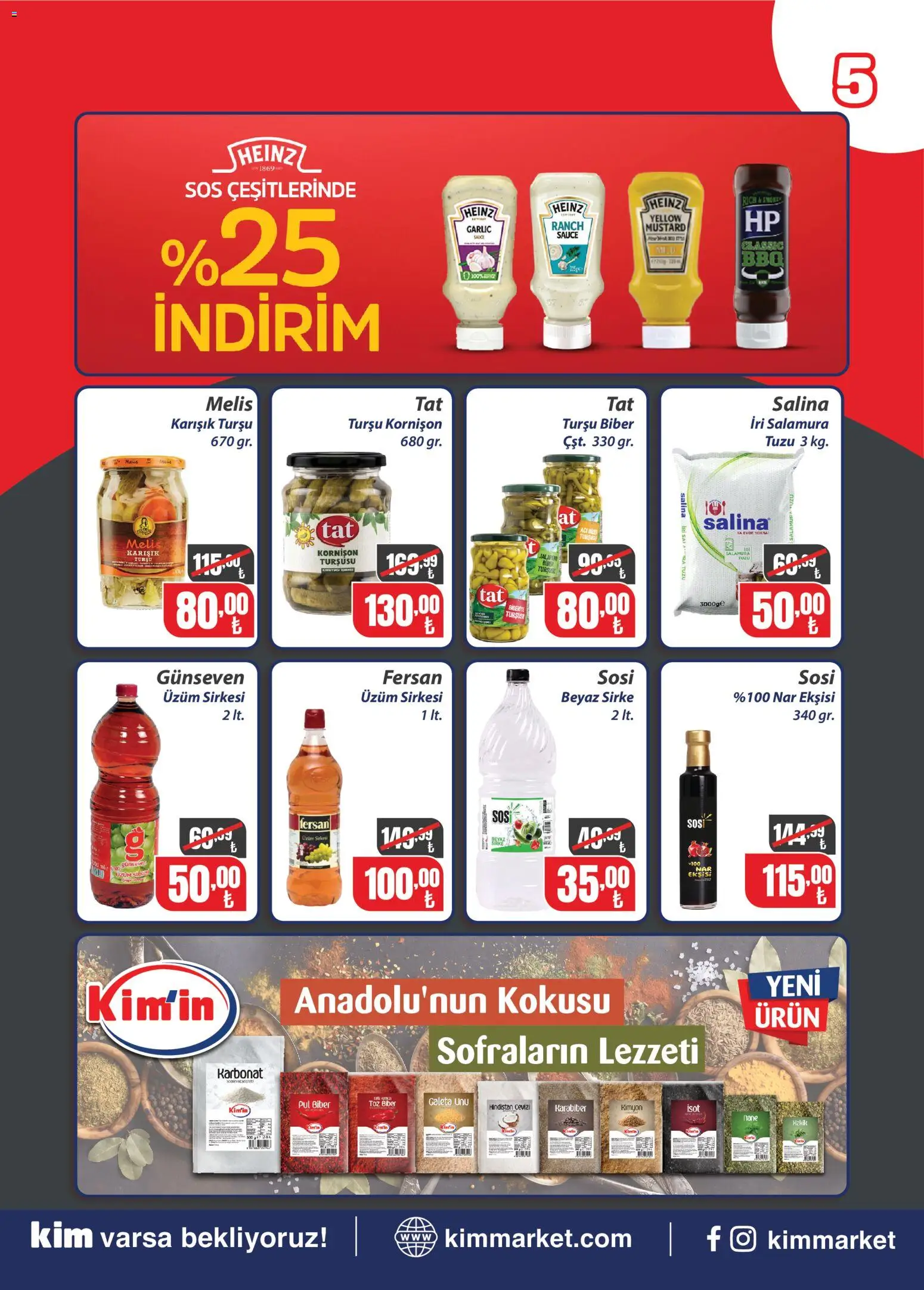 Kim Market Katalog - Marmara Insert - 21 Eylül 2026 tarihinden itibaren geçerlidir | Sayfa: 5