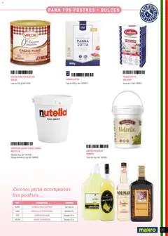Vista previa Makro Restaurantes italianos Prat válido desde el 27.03.2026 | Página: 23 | Productos: Polvo, Crema de cacao, Φρυγανιές σικάλεως, Caja