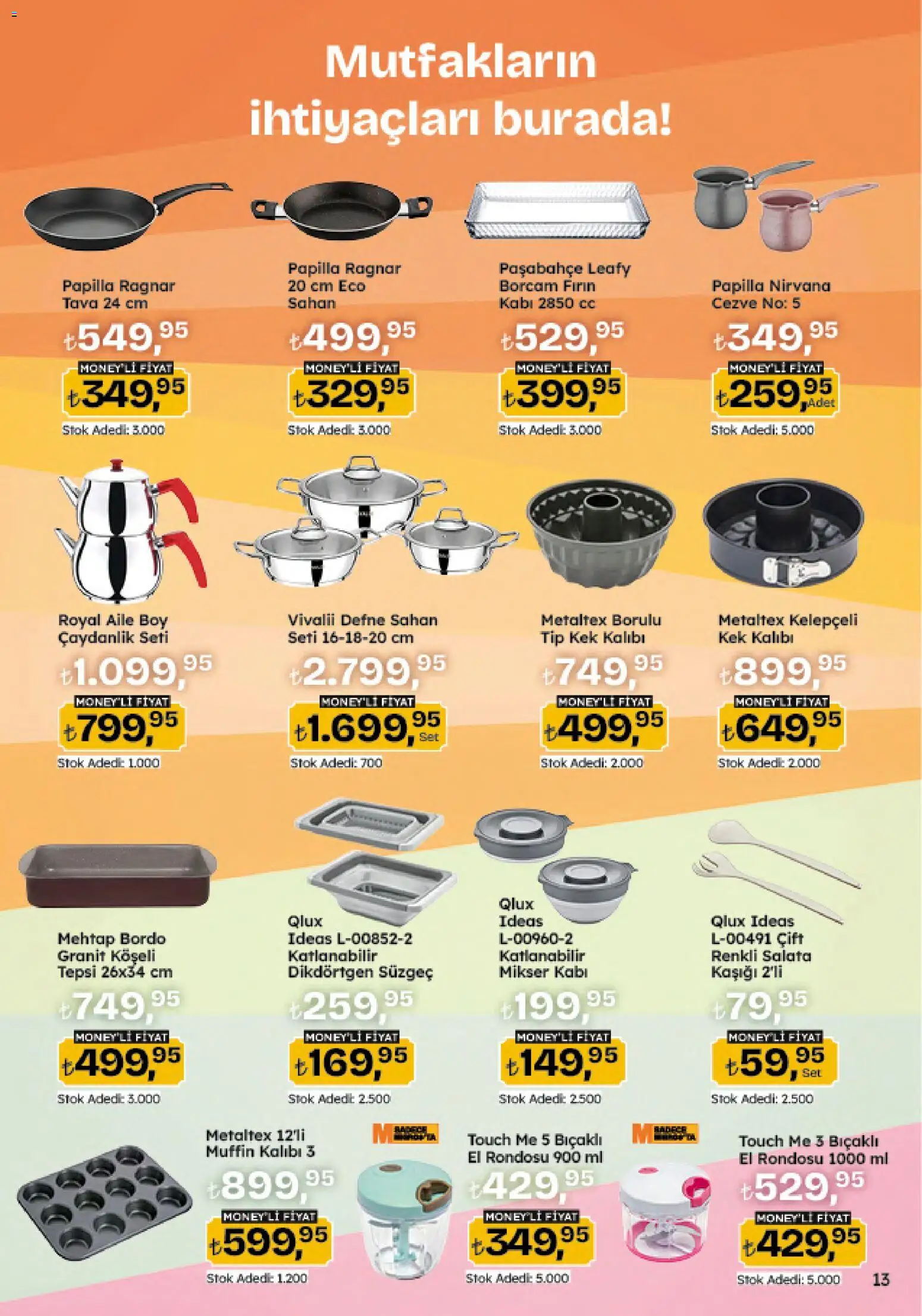 Migros Katalog - 5M Migroskop Dijital - 06 Ağustos 2026 tarihinden itibaren geçerlidir | Sayfa: 127 | Ürünler: Salata, Tepsi, Defne, Fırın