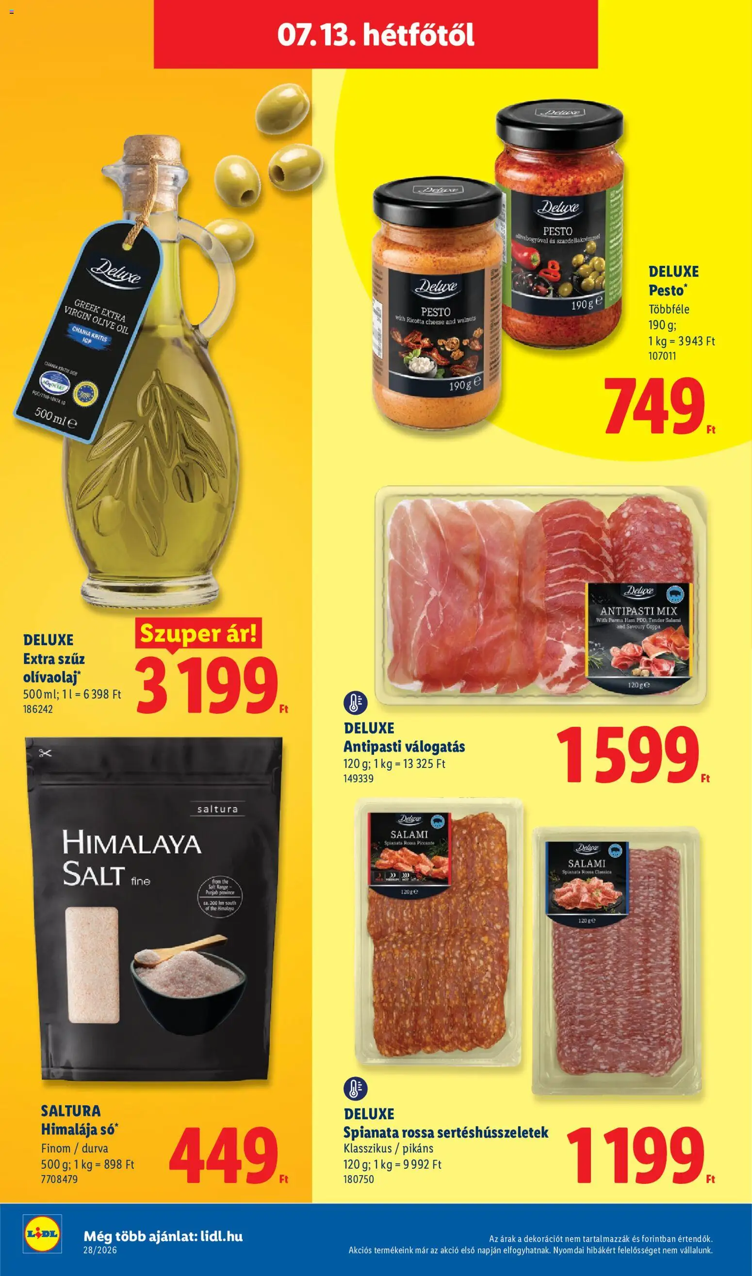 Lidl akciós ujság - amely érvényes a következő dátumtól: 2026.07.09. | Oldal: 78