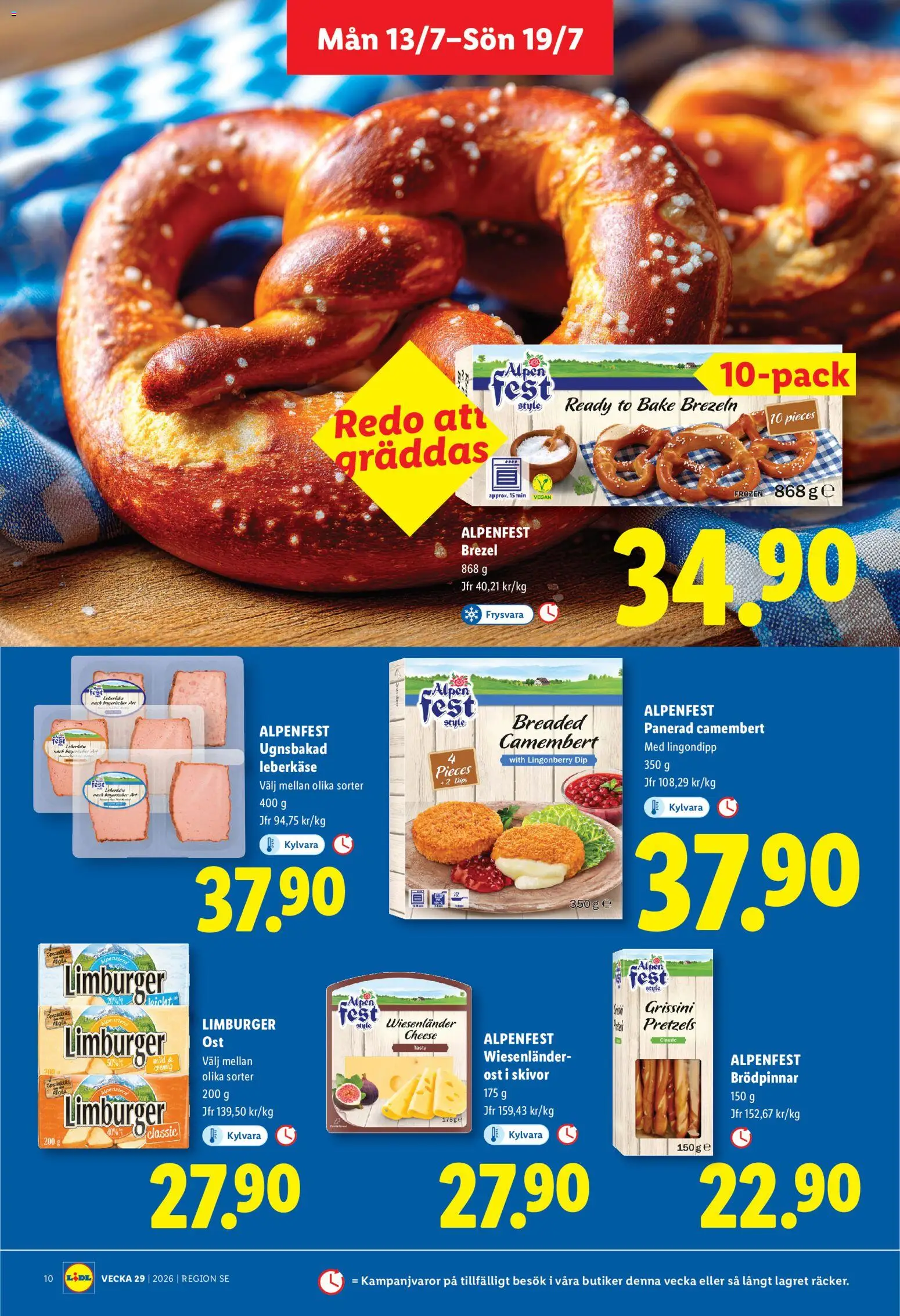 Nuvarande Lidl erbjudanden från 📣 13/07/2026 - 19/07/2026 📣 | Sverige