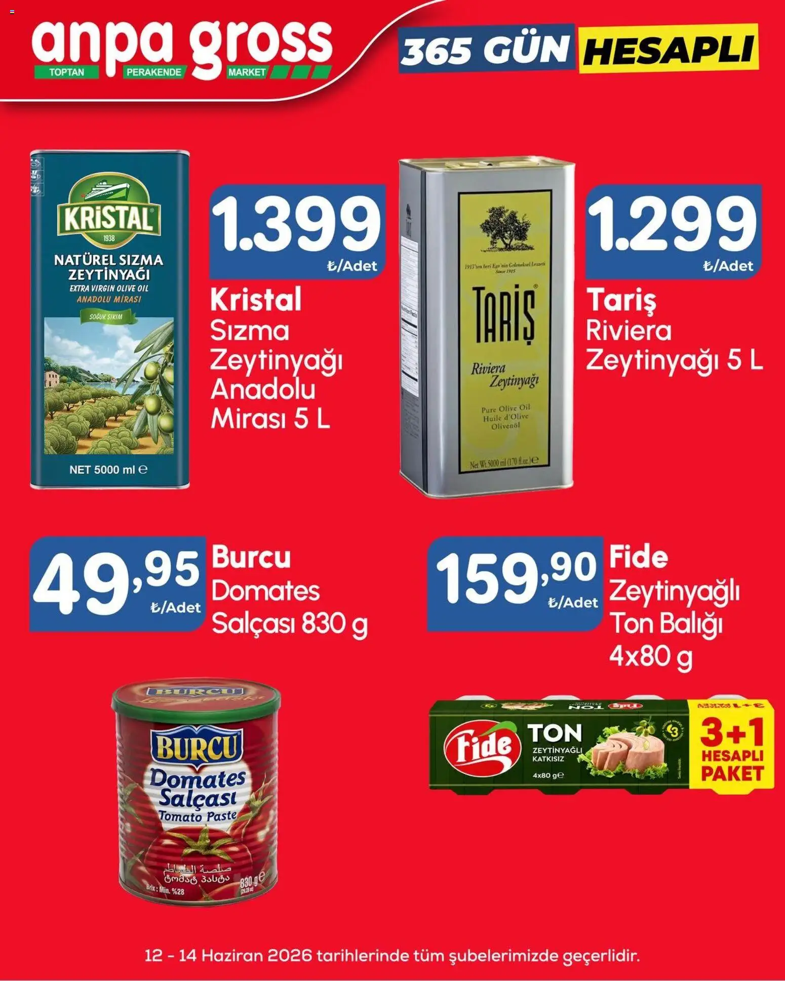Anpa Gross Katalog - 12.06.2026 tarihinden itibaren geçerlidir | Sayfa: 1 | Ürünler: Domates, Ton balığı