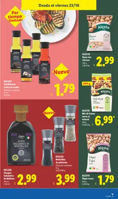 Vista previa DELUXE Condimento a base de aceite, Diferentes variedades. 125 ml válido desde el 19/10/2026 | Página: 37 | Productos: Aceite, Frutos secos, Higos, Vinagre