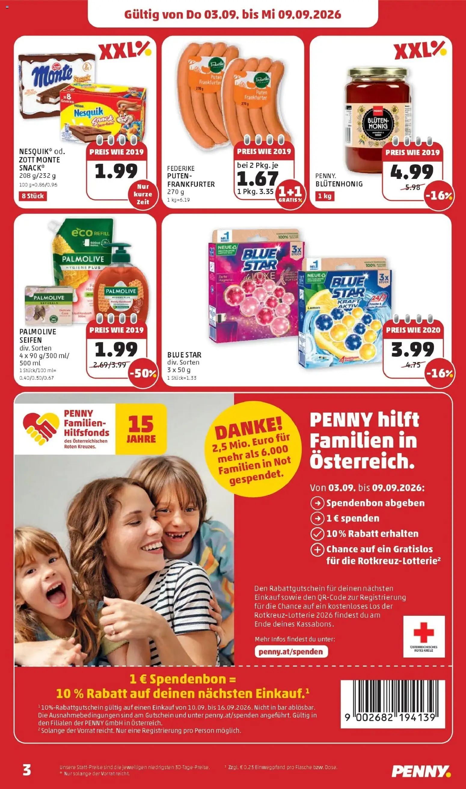 Penny Markt Die ganze Woche sparen ab (03.09.2026) - Angebote, Prospekt | Seite: 3