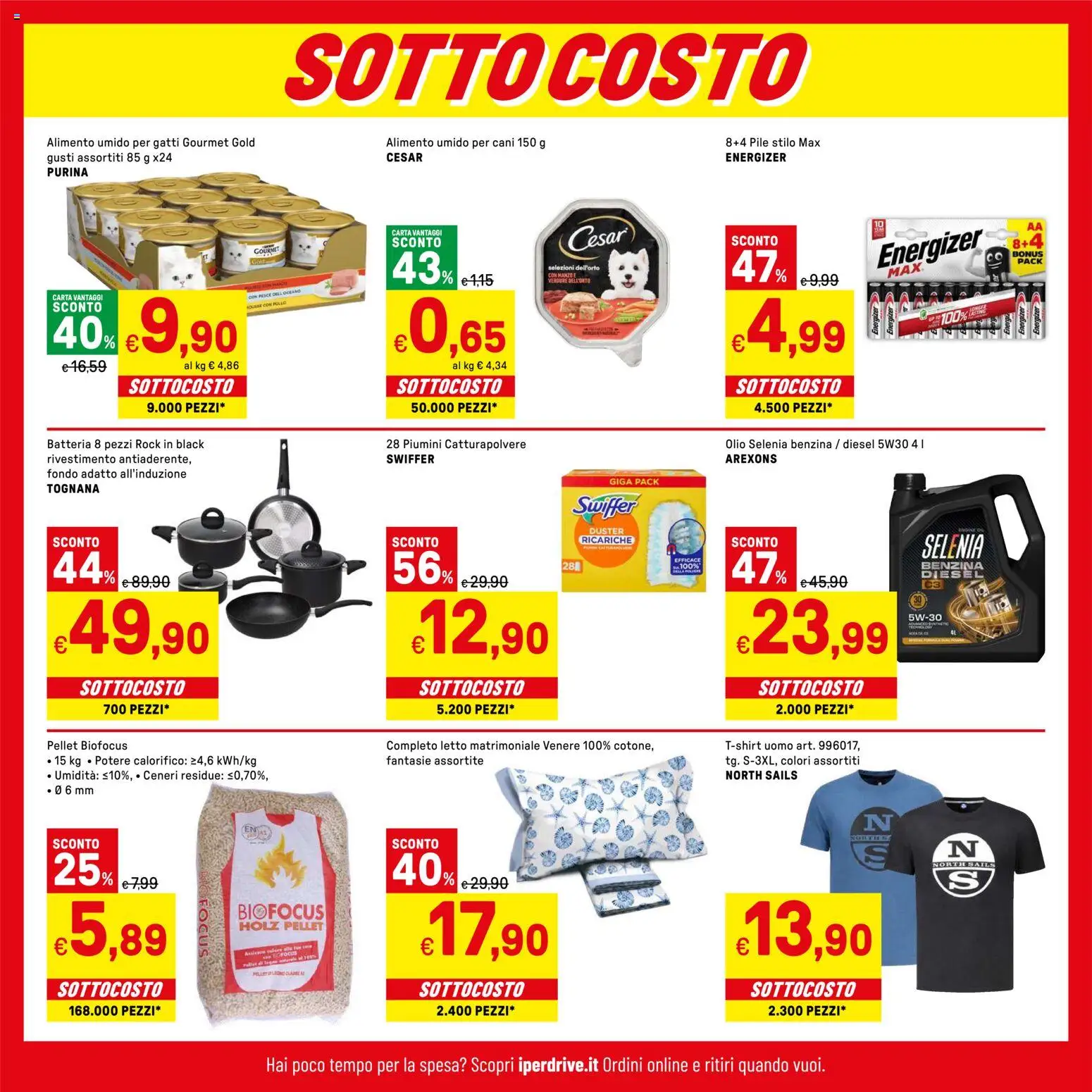 Volantino Iper del 04.06.2026 | Pagina: 6 | Prodotti: Pile, Pellet, Pesce, Letto matrimoniale
