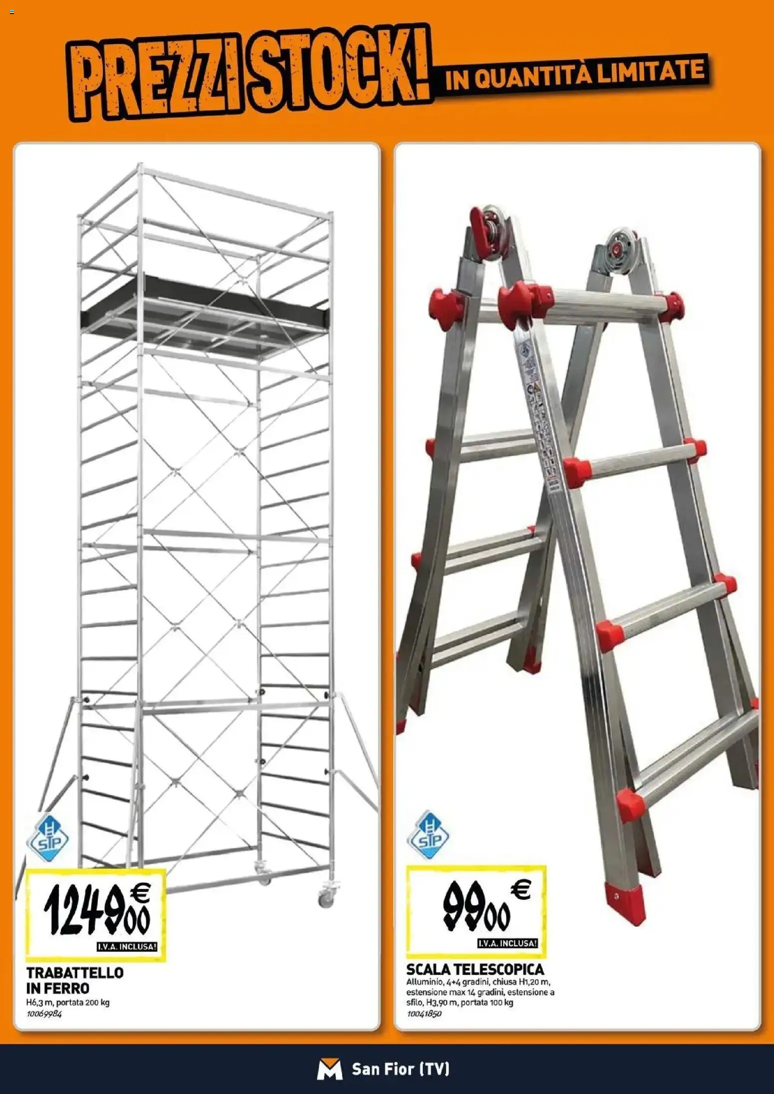 Nuovo TECNOMAT catalogo San Fior dal 27/08/2026 > offerte anteprima 🛍️ | Pagina: 16 | Prodotti: TV, Scala, Ferro