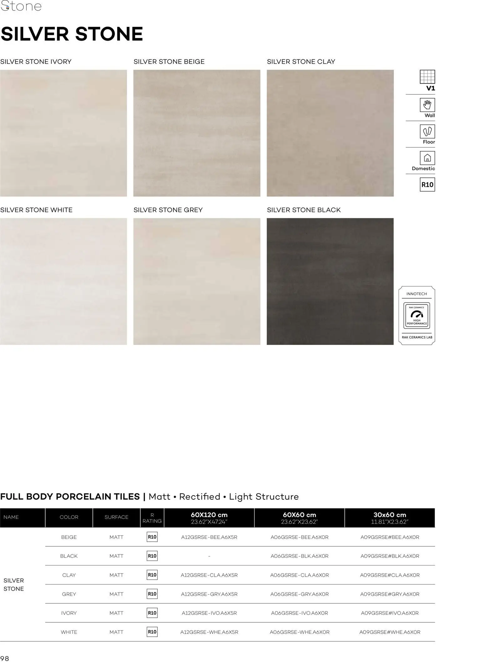 {H1} | Page: 100 | Products: Clay, Light