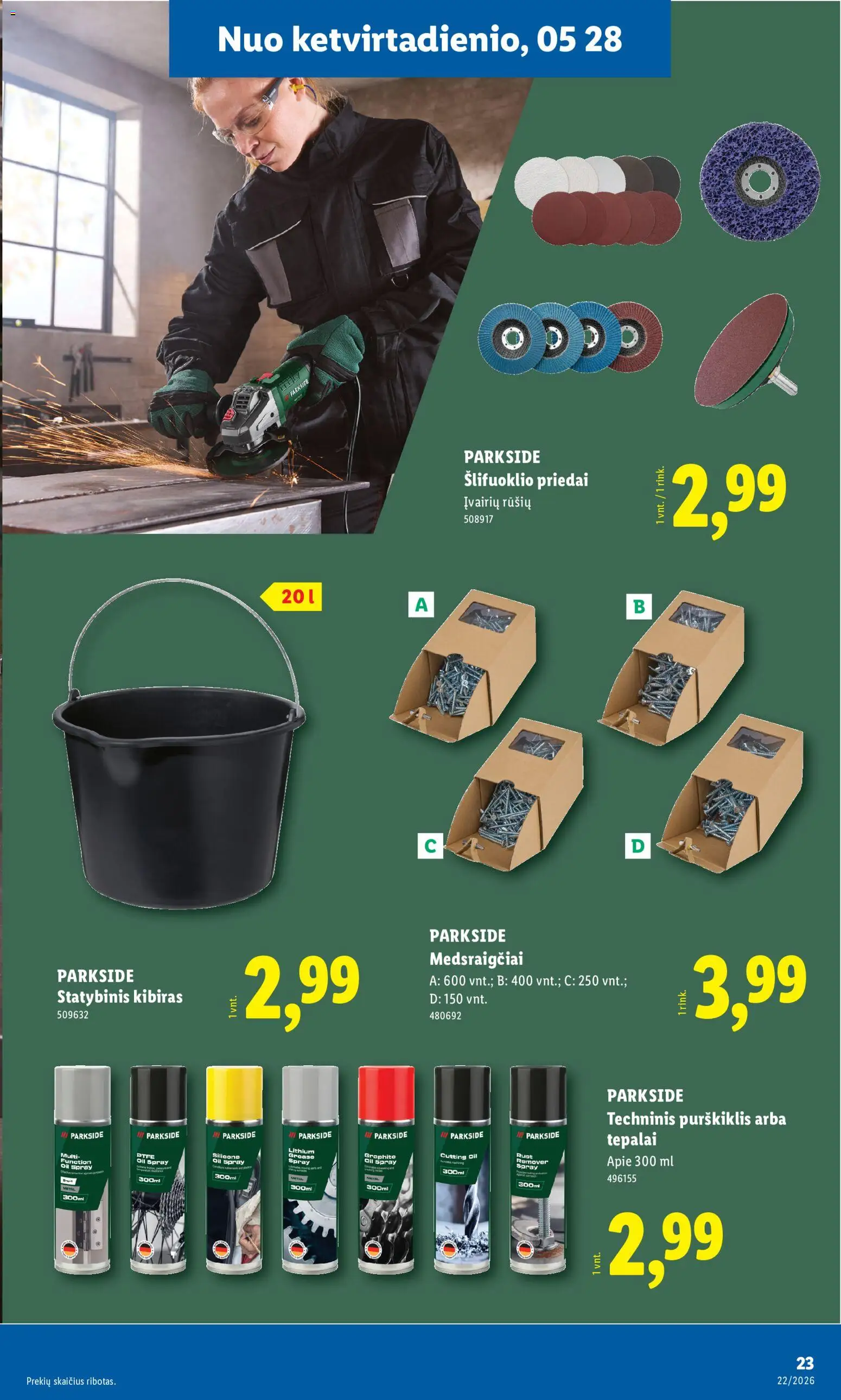 LIDL akcijos nuo 25.05.2026 | Puslapis: 23 | Prekių: Kibiras